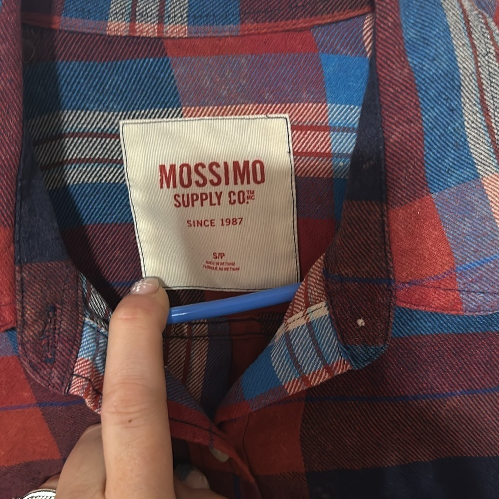 Mossimo fleece button blouse - Picture 2 of 4